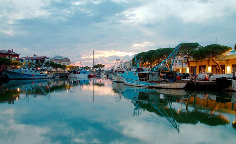 Wunderschöner Hafen von Caorle